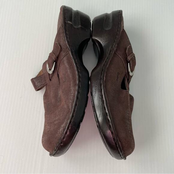 B.o.c clog mule brown shoes with buckle detail size 10 - Picture 3 of 7